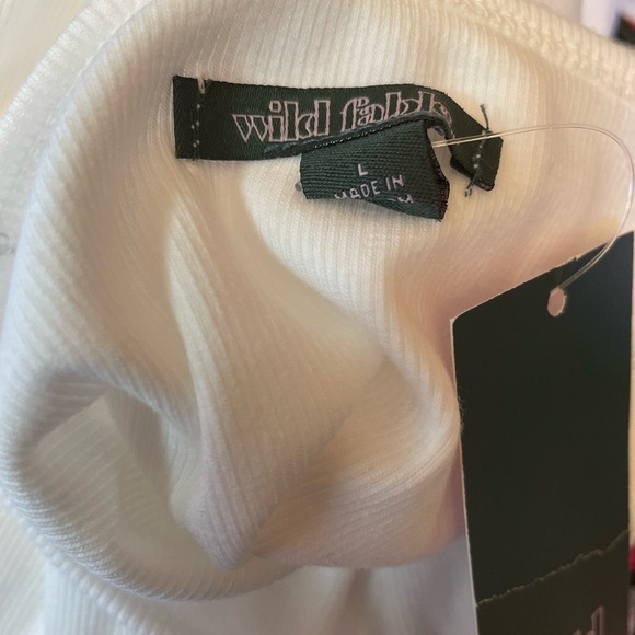 Large NWT Women's Spaghetti Strap Bodysuit - Wild Fable™ - Picture 4 of 6